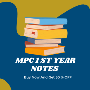 MPC 1st Year Notes