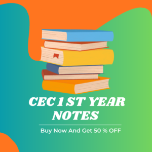 cec first year notes